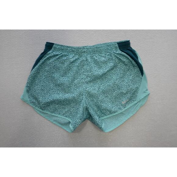 Nike Running Gym Shorts Dri Fit Performance Blue Lined Womens Size XS XSMALL - Picture 1 of 6